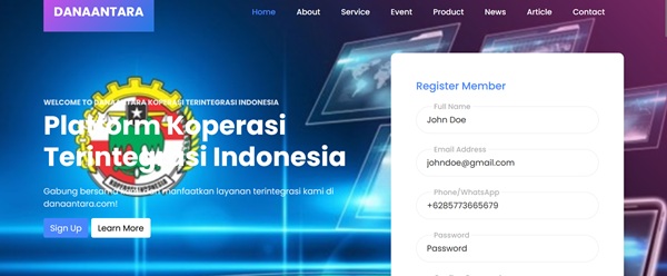 Danaantara Platform Koperasi Terintegrasi Indonesia Bidang Pertandingan Pengurus Besar Taekwondo Indonesia (PBTI)